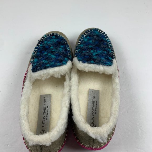 Unity.In.Diversity Justicia Women's Slipper Size 37 Taupe Multi Loafer 7965‎ - Picture 7 of 11